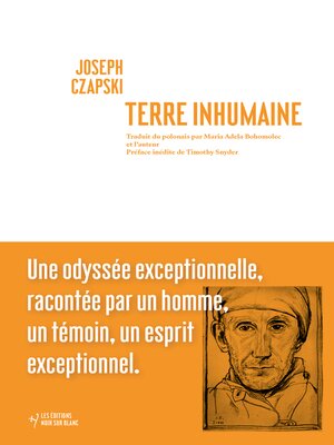 cover image of Terre inhumaine
